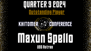 Khitomer Player of the Quarter 