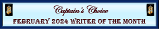 February Captain's Choice Writer of the Month